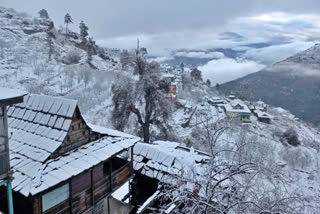 After a lean and dry spell, which deepened fears of a downturn in the state's tourism prospects in peak winter, the higher reaches of Himachal Pradesh received fresh snowfall on Wednesday.