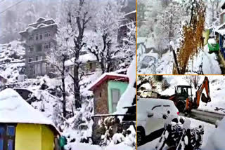Snowfall has started in Himachal