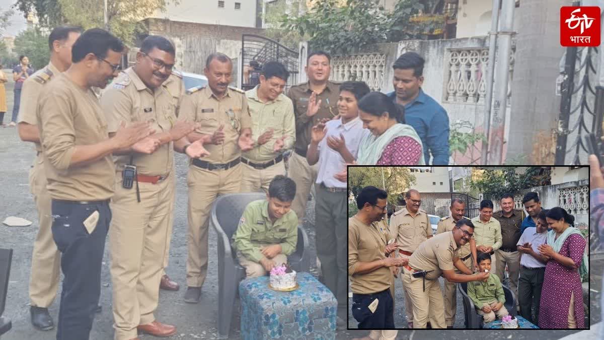 wathoda police swiftly locate 10 years old missing boy, birthday celebrated with family in nagpur