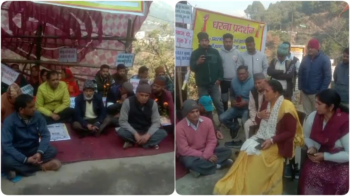 Rudraprayag People Protest