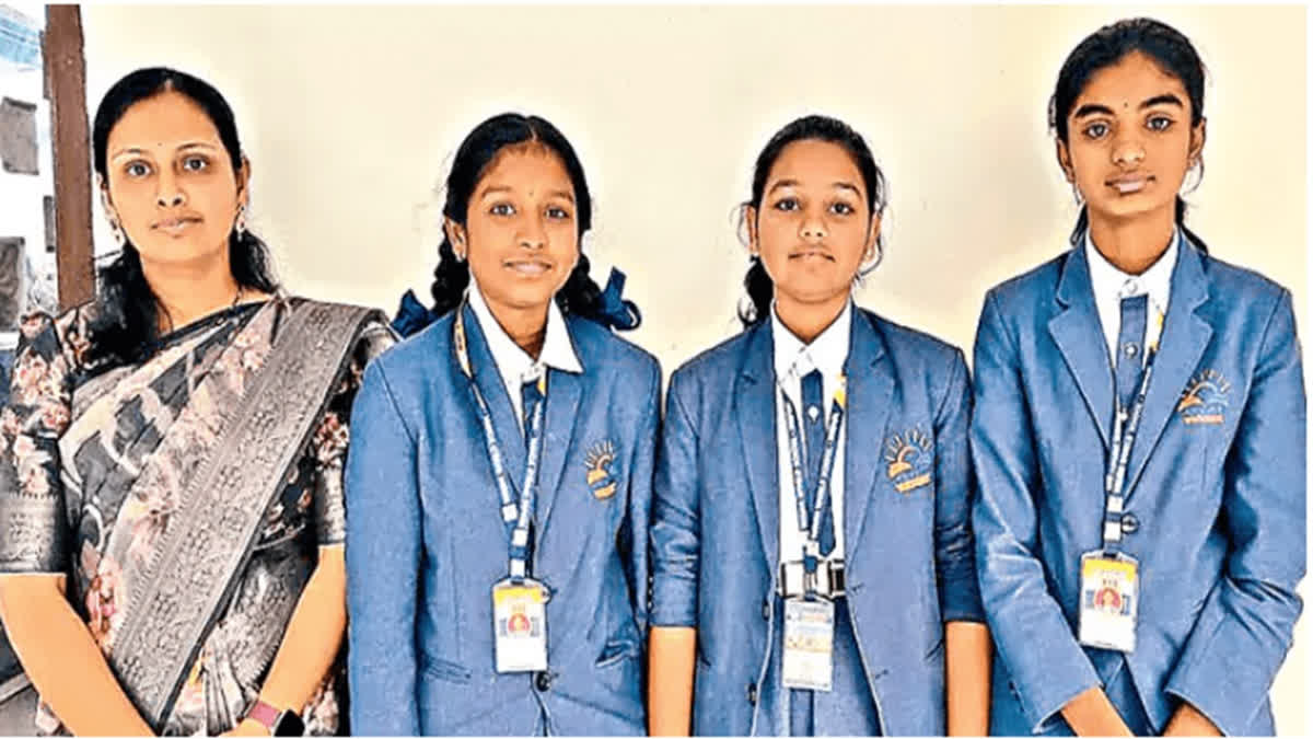 Telangana School Girls Develop 'Helping Hands' App To Combat Hunger And Poverty