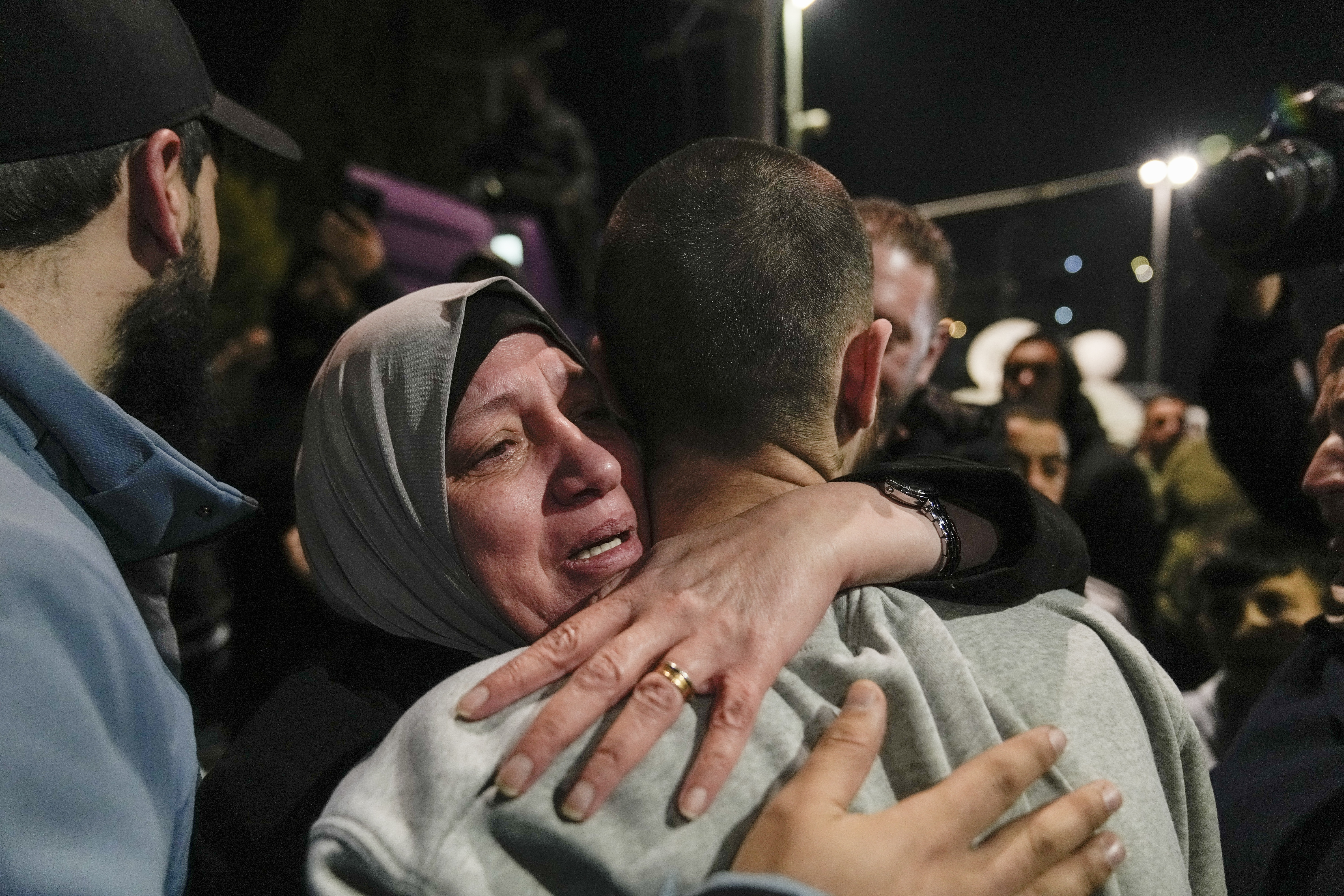 110 فلسطینیوں کی رہائی پر غزہ میں جشن