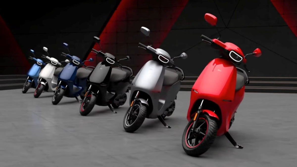 Colour Options for Ola Electric Generation 3 Scooters