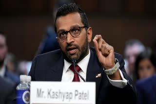 Kash Patel, President Donald Trump's choice to be director of the FBI, appears before the Senate Judiciary Committee for his confirmation hearing, at the Capitol in Washington, Thursday, Jan. 30, 2025.