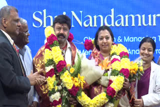 Basavatharakam Cancer Hospital Management Felicitation To Balakrishna