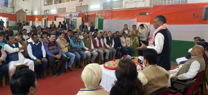 Mahatma Gandhi's 77th death anniversary celebrated at Rajiv Bhawan