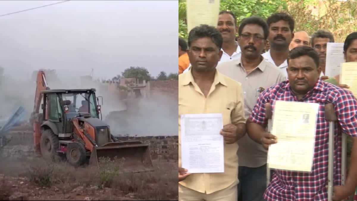 Govt taking over house plots In Khammam