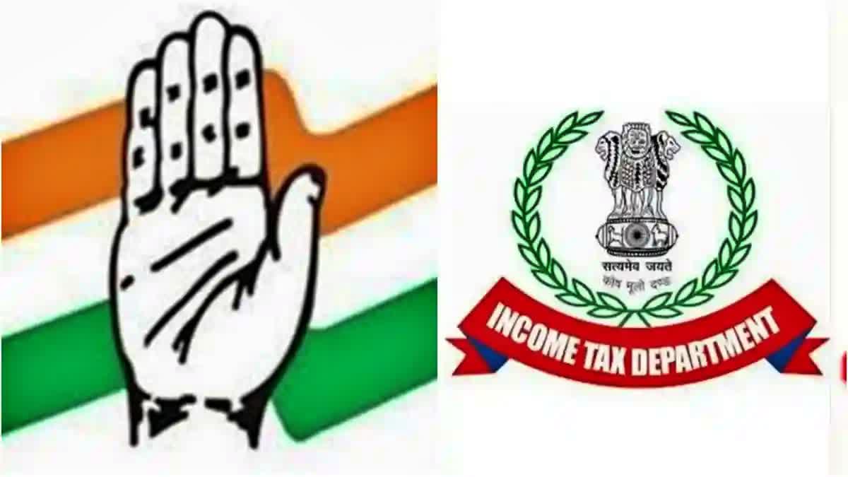 CONG GETS FRESH IT NOTICE  TOTAL TAX DEMAND RISES  CONGRESS PARTY