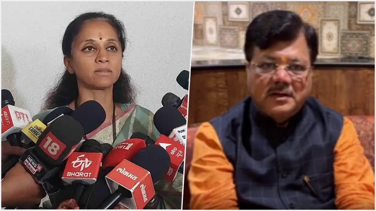 Baramati Lok Sabha Elections BJP Leader Pravin Darekar criticized Supriya Sule over Sunetra Pawar candidature