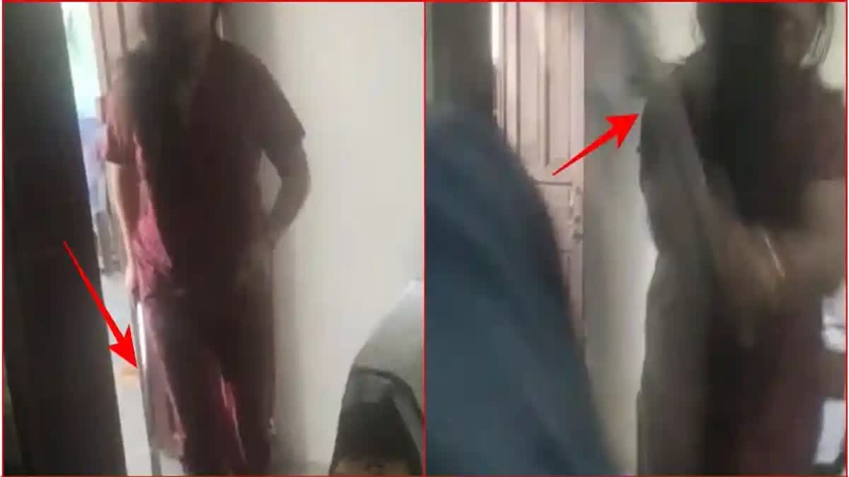 Ambala Wife Beats Husband with Wiper Stick Hubby Records the Incident in Mobile