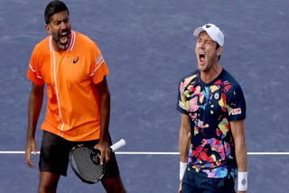 ROHAN BOPANNA  ROHAN BOPANNA MIAMI OPEN 2024  MATTHEW EBDEN  MIAMI OPEN MENS DOUBLES