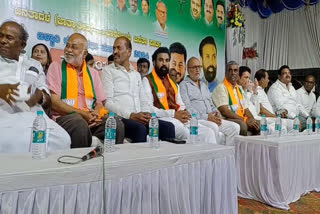 BELLARY BJP LOK SABHA CONSTITUENCY  BELLARY  FORMER MINISTER B SRIRAMULU