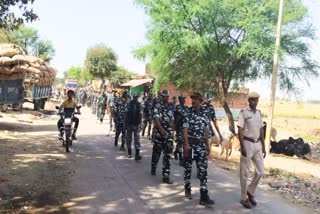 Flag March by Dholpur Police