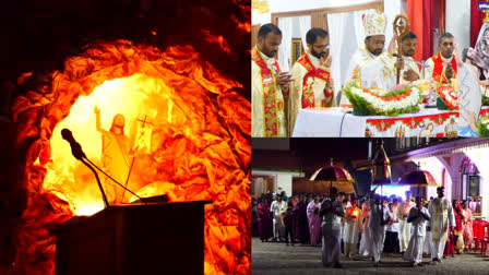 RESURRECTION OF JESUS  CHRISTURAJ FORANE CHURCH RAJAKKAD  EASTER WISHES  EASTER CEREMONY