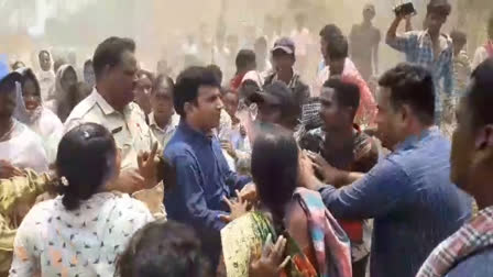 Tribals Attacked Police in Khammam District