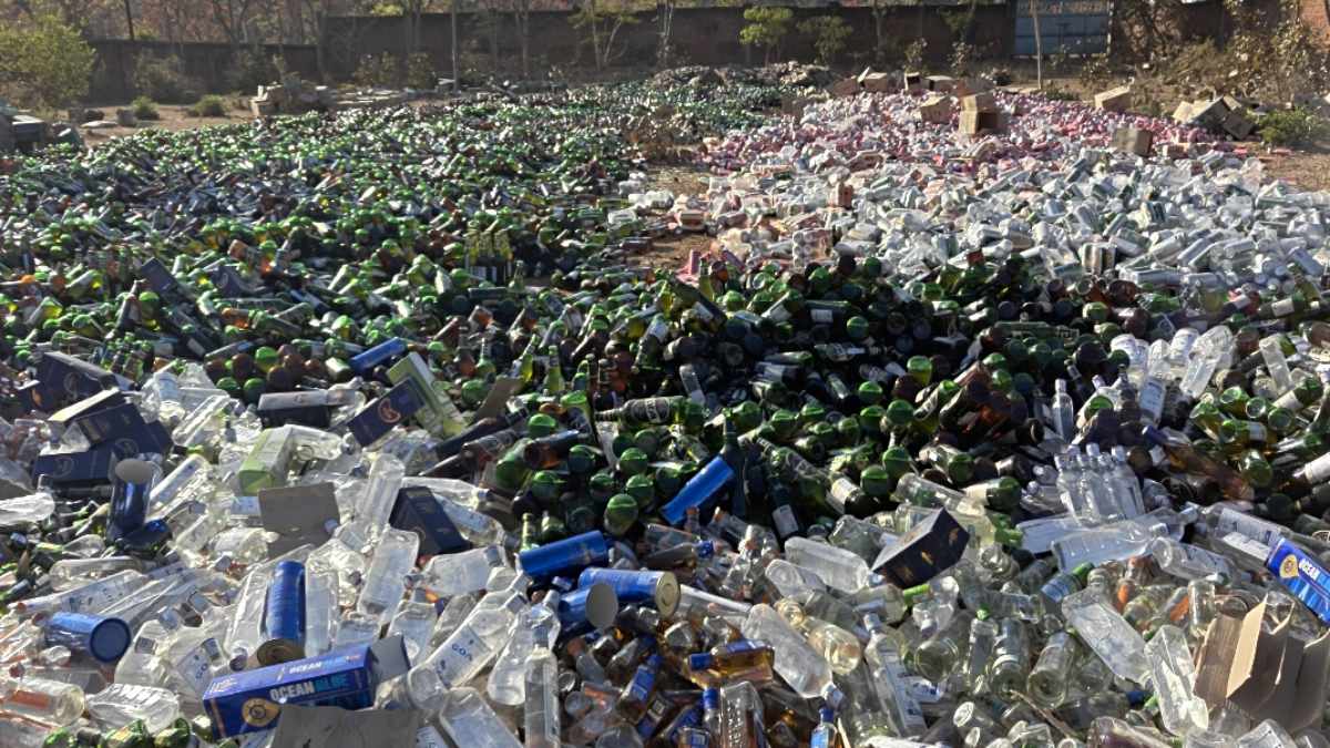 BULLDOZER RUNS ON EXPIRED LIQUOR