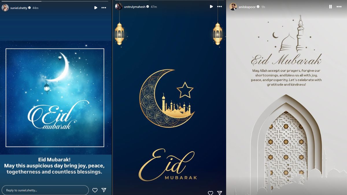 celebs wished fans on Eid