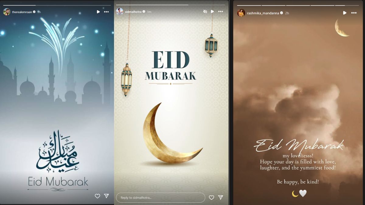 celebs wished fans on Eid