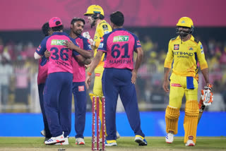 RR VS CSK Match Highlight  MS Dhoni  Nitesh Rana  ಐಪಿಎಲ್​ 2025