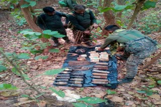 Forces Demolished Naxalite Dump