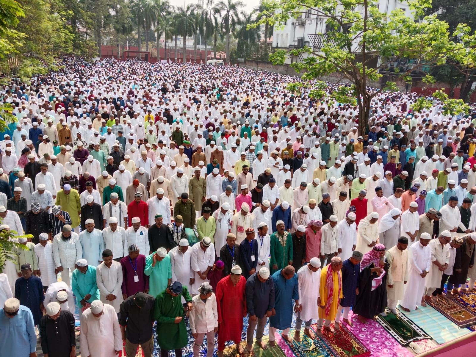 The joyous occasion of Eid al Fitr celebrates with traditional zeal and fervor across Assam
