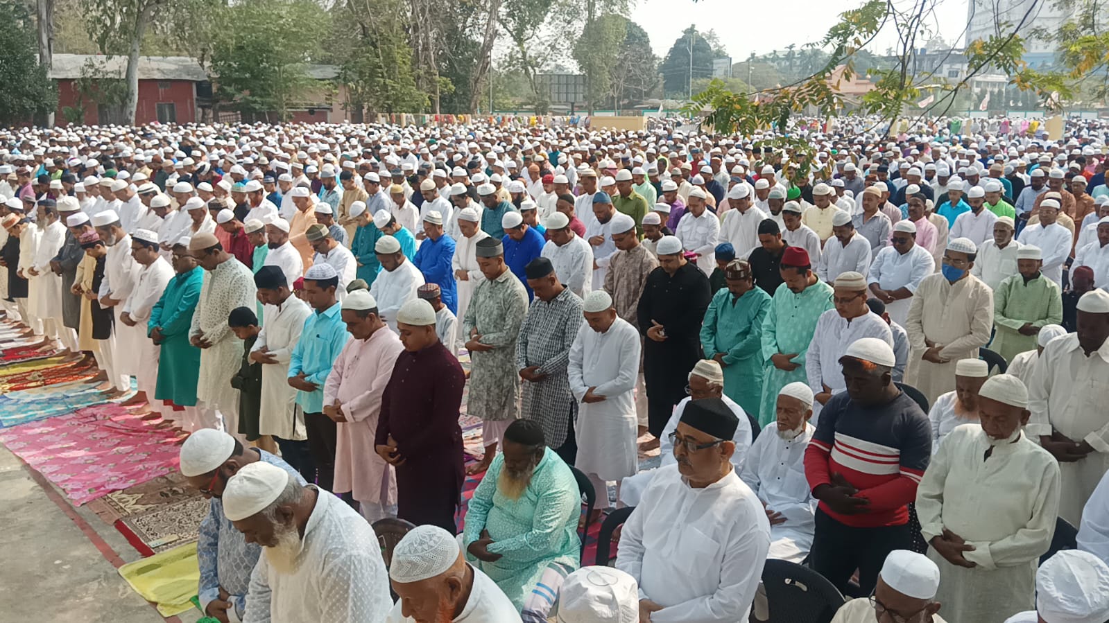 The joyous occasion of Eid al Fitr celebrates with traditional zeal and fervor across Assam