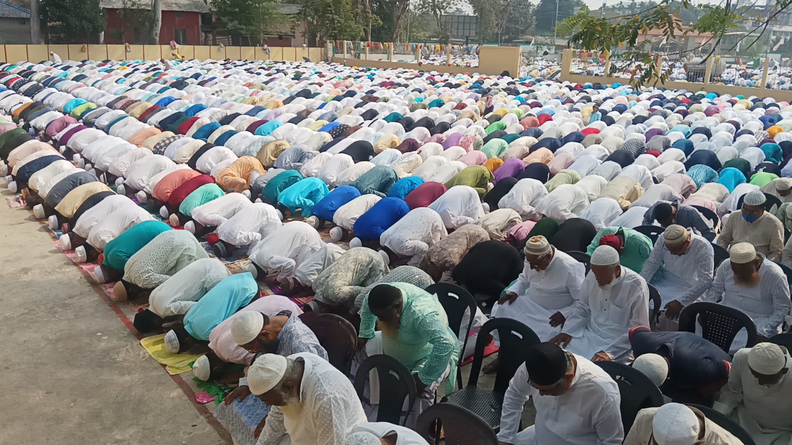 The joyous occasion of Eid al Fitr celebrates with traditional zeal and fervor across Assam