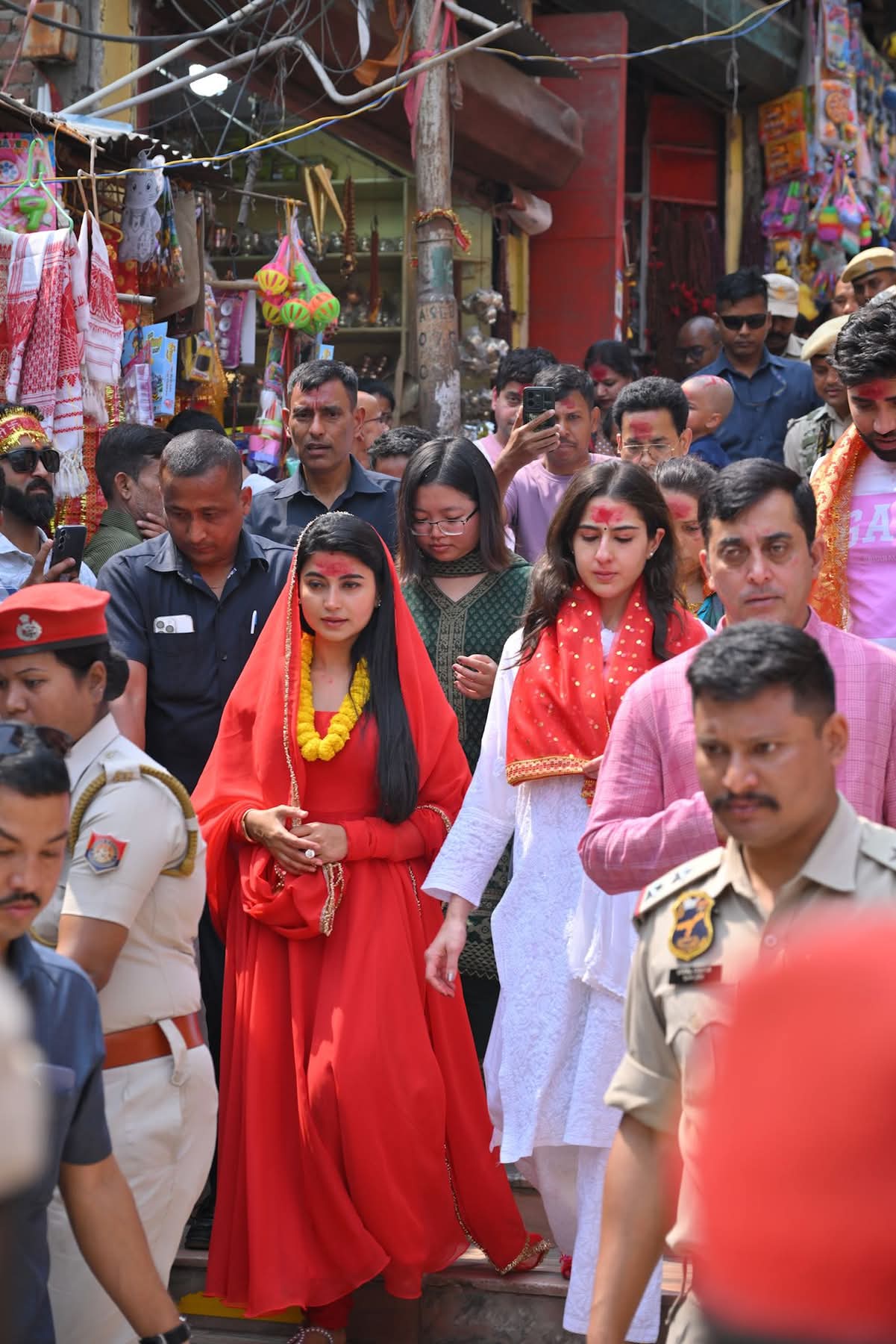 Aimee Baruah with actress Sara Ali Khan