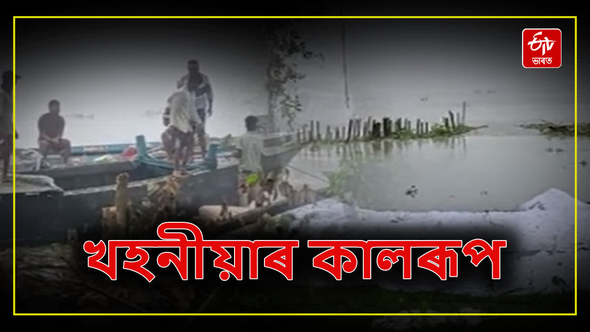 Severe erosion in several parts of Dibrugarh District