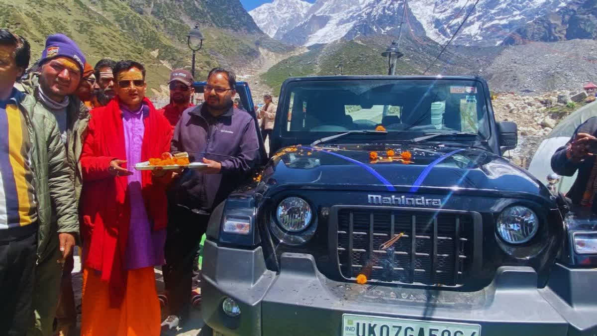 Thar Car Reached Kedarnath