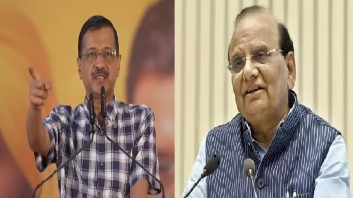 पानी की क‍िल्लत पर एलजी सक्सेना ने AAP सरकार पर कसा तंज