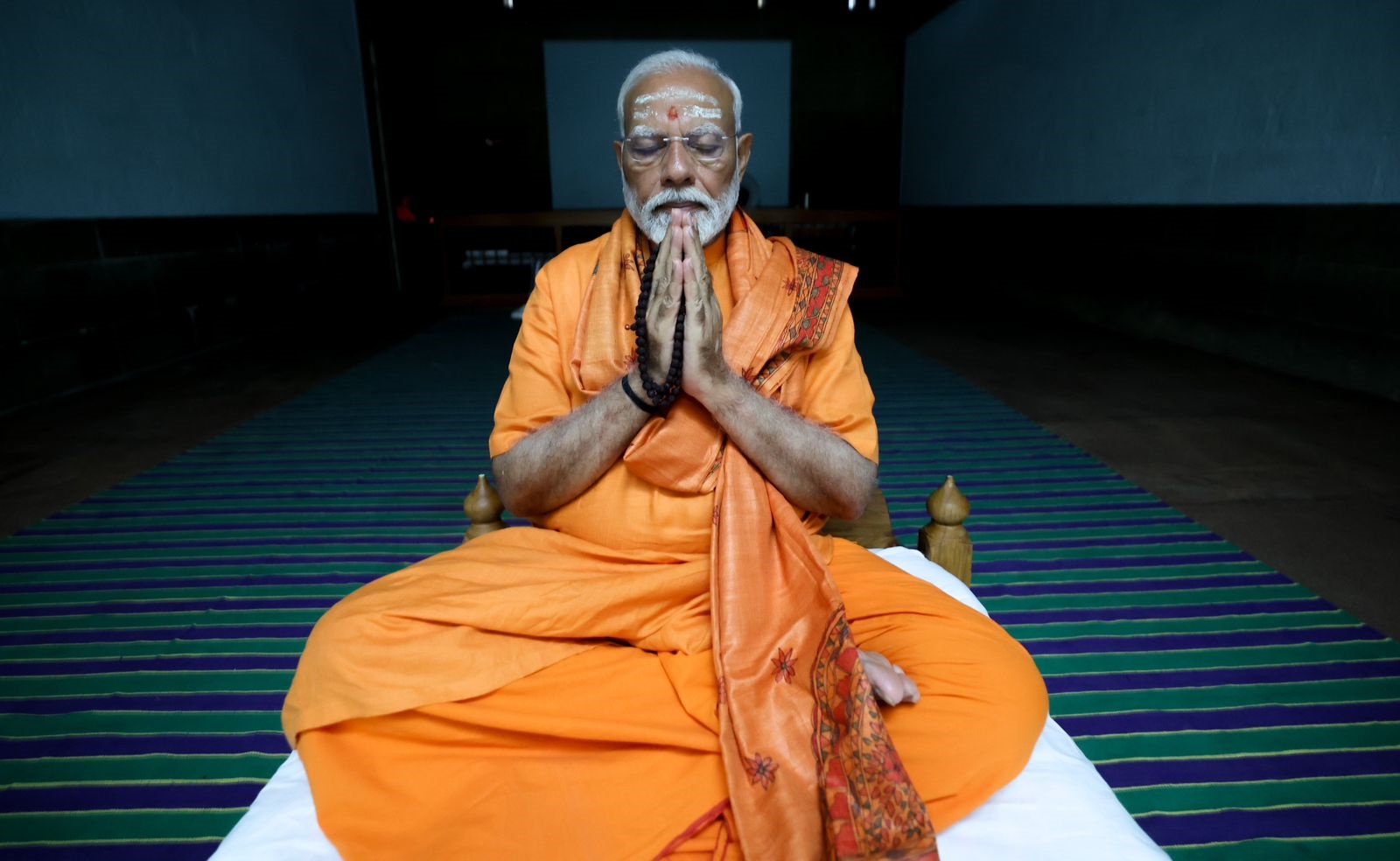 PM Modi Meditation In Kanniyakumari