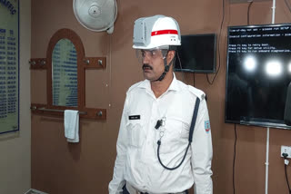 Traffic police personnel will wear AC helmets while on duty in Ranchi