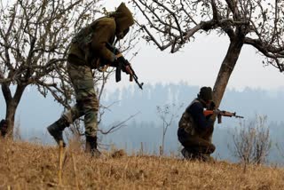 Gunfire between militants and security forces in Poonch