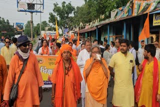Monk Protest Against CM