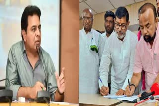 KTR Appreciate to BRS Leaders