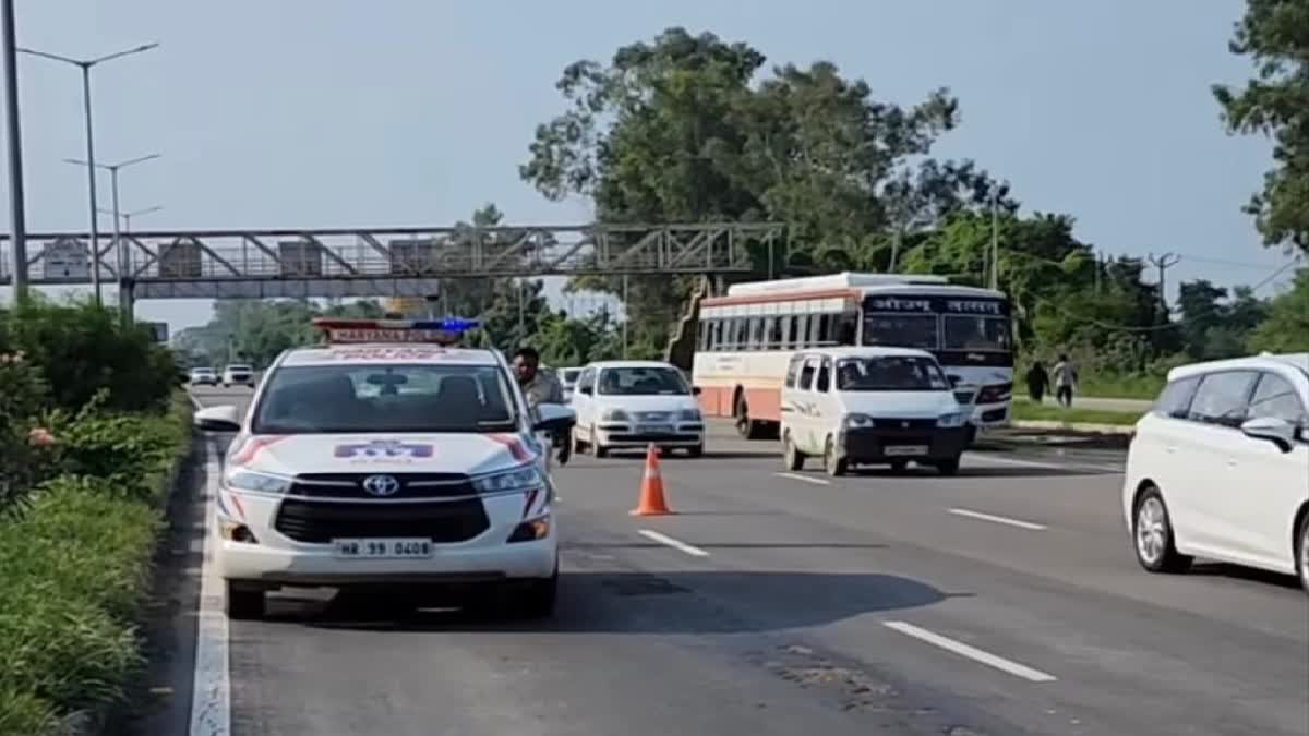 road accident in karnal