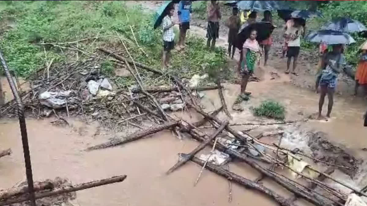 SEVERAL DEAD DUE TO UNDER CONSTRUCTION CULVERT COLLAPSES IN RAYAGADA ODISHA
