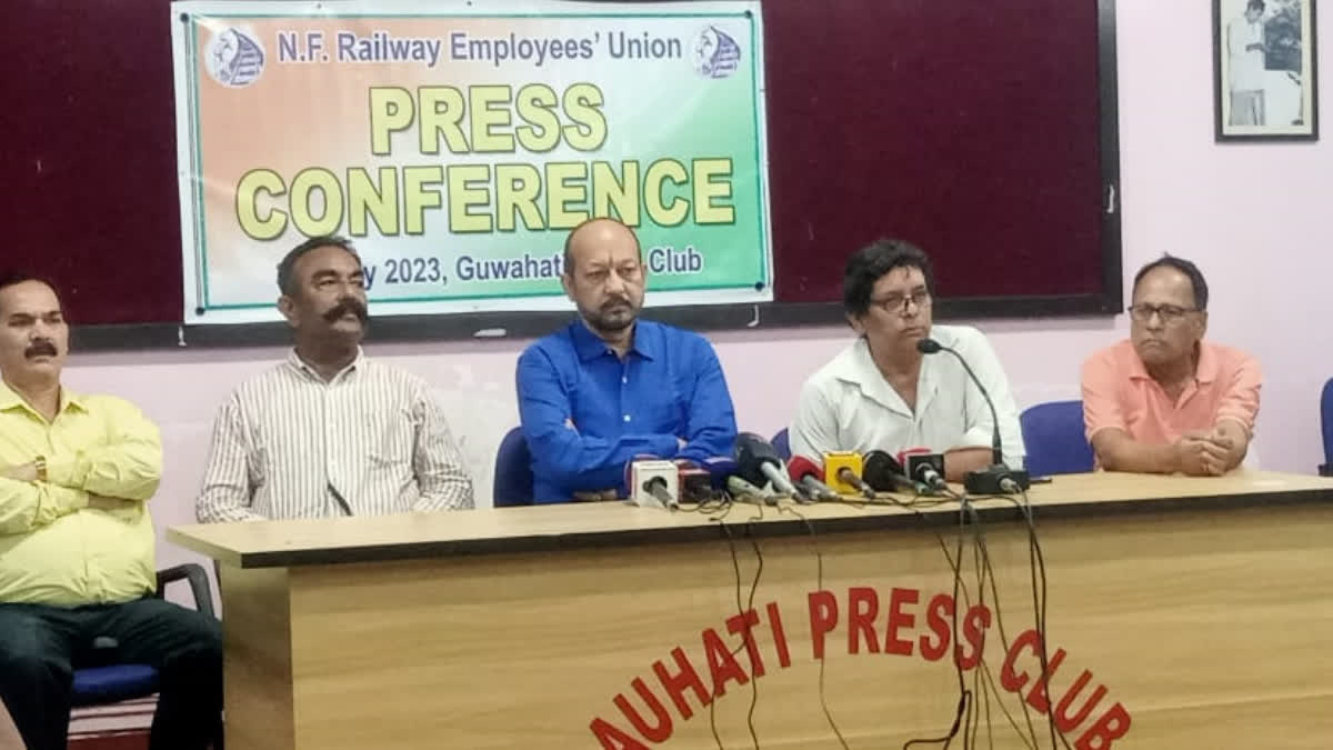 Press Conference of NFREU in Guwahati