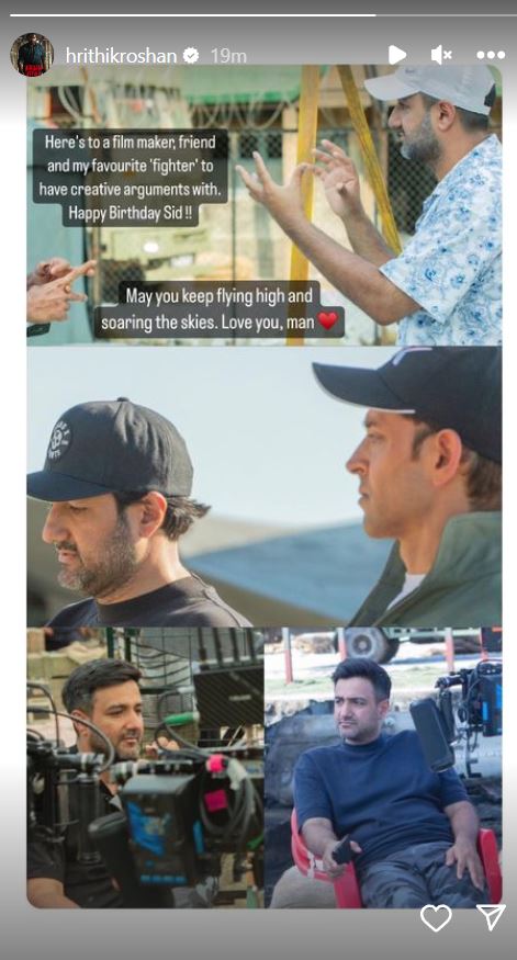 Hrithik on Siddharth Anand