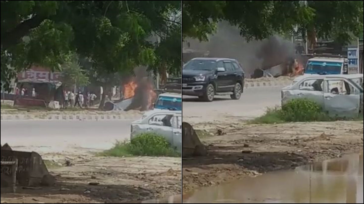 Violent clash between two groups in Nuh