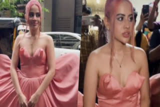 Watch: Uorfi Javed stuns everyone in pink gown as she hops on the Barbie trend