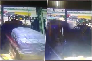Tamil Nadu truck hits toll plaza