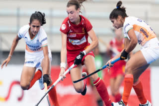 SPANISH FEDERATION WOMENS HOCKEY TOURNAMENT INDIA BEAT SPAIN BY 3 0