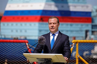 Former Russian president Dmitry Medvedev