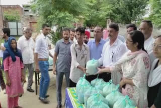 Judicial officers in Amritsar sent relief materials to the flood victims
