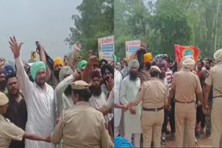 Out Sourcing Basis Power Workers Protested, Khanna