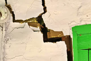 Cracks in houses in Rampur