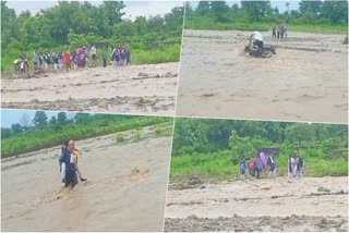 Student Crossing Sukhi River