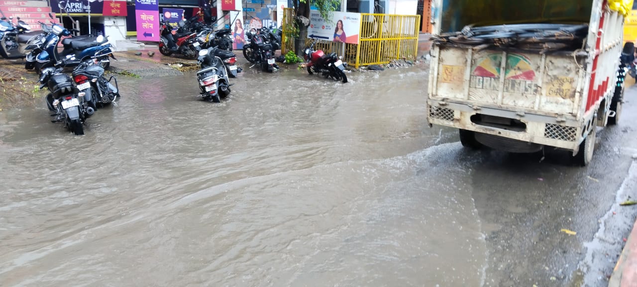 Waterlogging in Haldwani